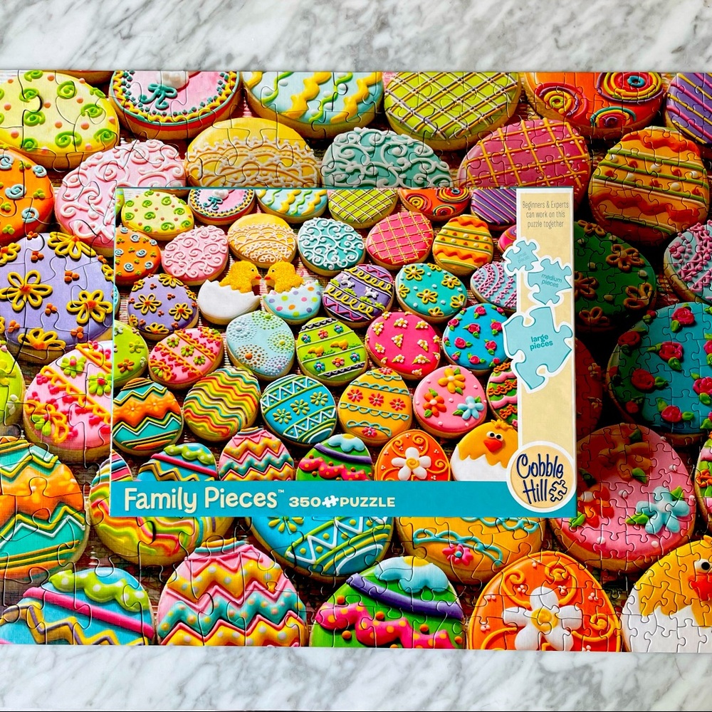 Cobble Hill Easter Cookies 350 piece Family Puzzle